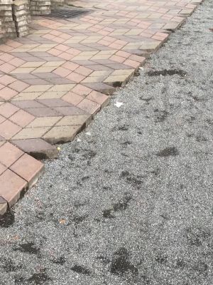 Укладка тротуарной плитки и бортового камня 